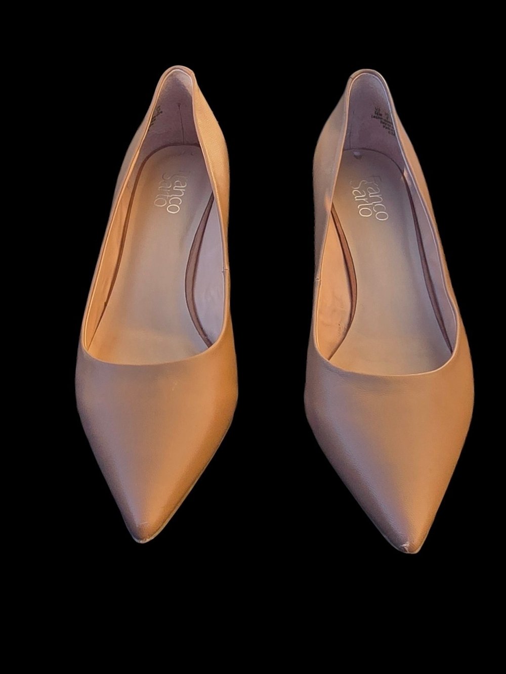 Franco Sarto Women's Nude Pointed-Toe Pumps